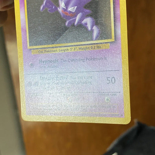 Lp Haunter Base Set Cartas Pokemon Tcg Vintage B Haunter Inglés