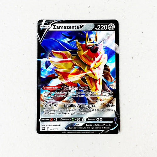 Español Mint Zamazenta V Cartas Pokemon Tcg Zacian V Español