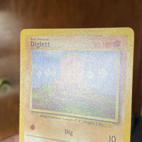 Nm Diglett Base Set Cartas Pokemon Tcg Vintage B Digglet Inglés