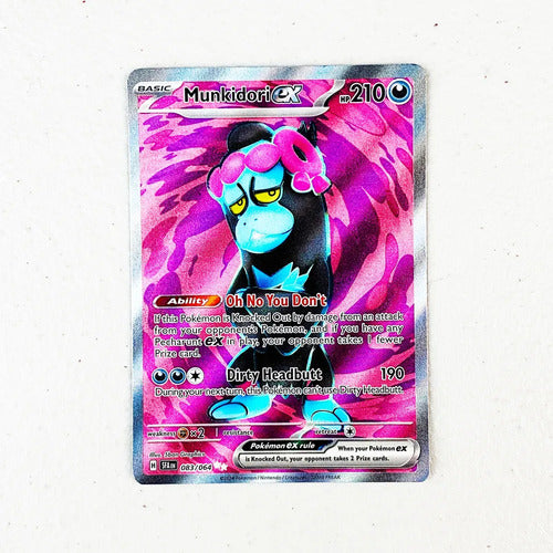 Munkidori Ex Full Art Cartas Pokemon Tcg Munkidori Ex Inglés