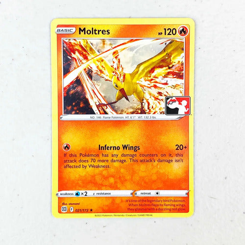 Lp Moltres Prize Pack Series Cartas Pokemon Tcg Moltres Inglés