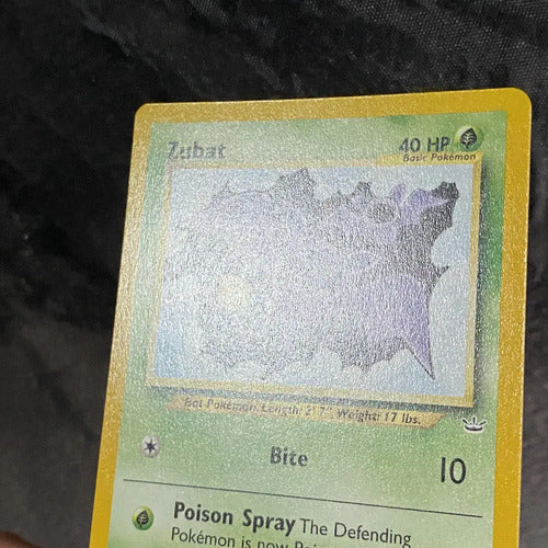 Nm Zubat Neo Revelation Cartas Tcg Pokemon Vintage Zubat Inglés