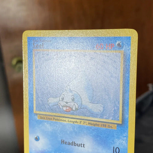 Near Mint Seel Base Set Cartas Pokemon Tcg Vintage A Seel Inglés