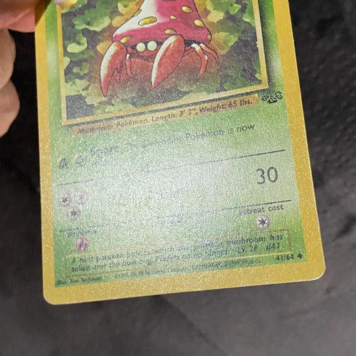 Lp Parasect Jungle Cartas Tcg Pokemon Vintage B Parasect Inglés