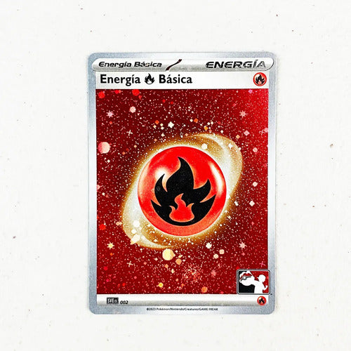 Energía Fuego Fire Prize Pack Series Cartas Pokemon Tcg Energía Fuego Español