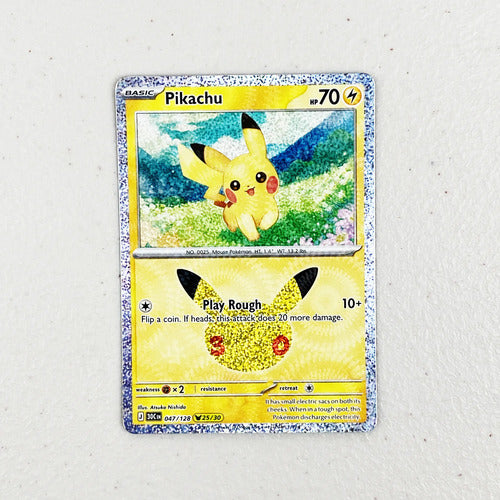 Pikachu 25/30 30 Aniversario Cartas Pokemon Tcg Ingles