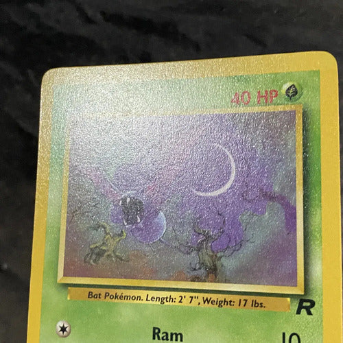 Nm Zubat Team Rocket Cartas Tcg Pokemon Vintage Zubat Inglés