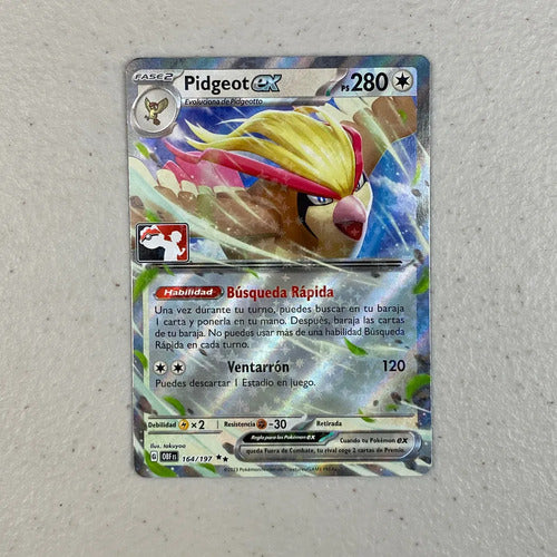 Español Pidgeot Ex Prize Pack Series Pokemon Tcg Pidgeot Ex Inglés
