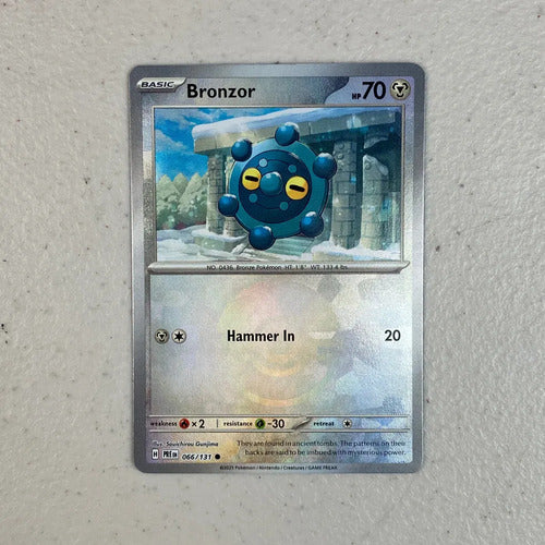 Poke Ball Bronzor Prismatic Evolution Pokemon Tcg Bronzor Inglés