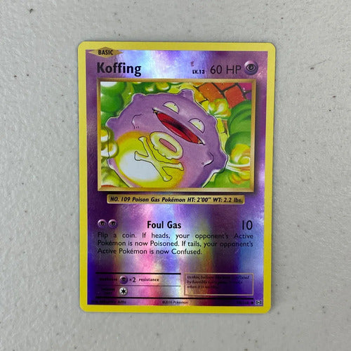Near Mint Koffing Reverse Evolutions Cartas Pokemon Tcg Koffing Inglés