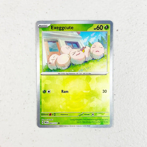 Poke Ball Exeggcute Prismatic Evolution Pokemon Tcg Exeggcute Inglés
