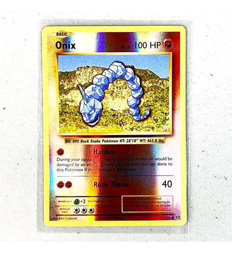Near Mint Onix Reverse Evoilutions Xy Cartas Pokemon Tcg Onyx Inglés