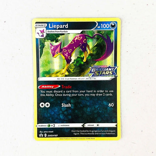 Near Mint Liepard Promo Brilliant Stars Cartas Pokemon Tcg Liepard Inglés