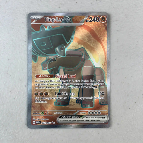Nm Ting Lu Ex Full Art Paldea Evolved Cartas Pokemon Tcg A Ting Lu Ex Inglés