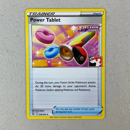 Near Mint Power Tablet Prize Pack Series Cartas Pokemon Tcg Power Table Inglés