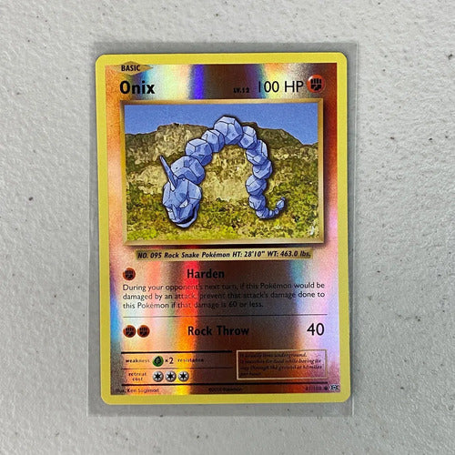 Near Mint Onix Reverse Evoilutions Xy Cartas Pokemon Tcg Onyx Inglés