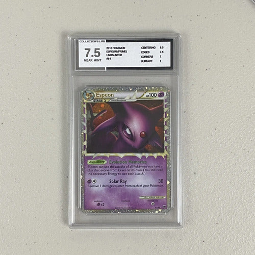 7.5 Espeon Prime Cartas Pokemon Tcg Espeon Inglés