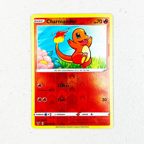 Mint Charmander Reverse Vivid Voltage Cartas Pokemon Tcg Charmander Inglés