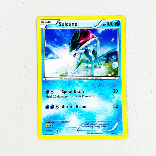 Mint Suicune No Holo Trainer Kit Cartas Pokemon Tcg Suicune Inglés