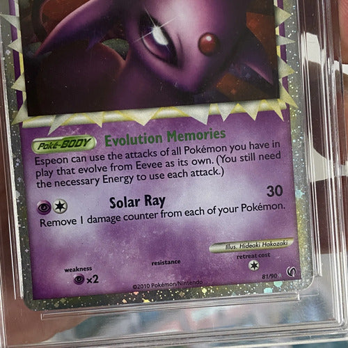 7.5 Espeon Prime Cartas Pokemon Tcg Espeon Inglés