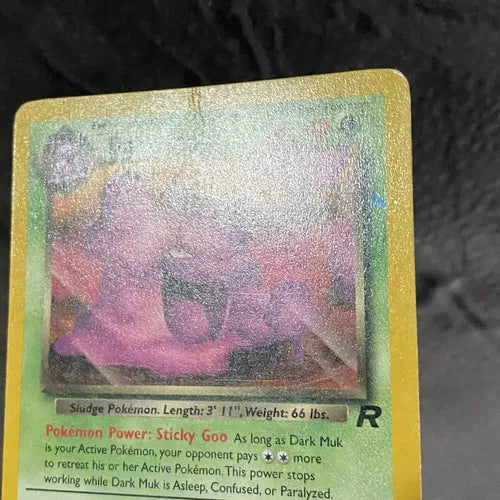 Damaged Dark Muk Team Rocket Cartas Tcg Pokemon Dark Muk Inglés