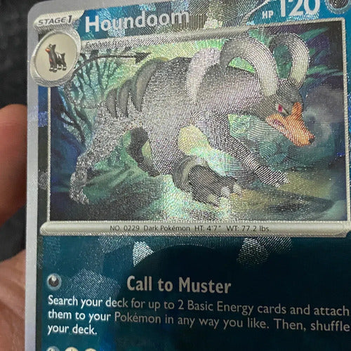 Poke Ball Houndoom Prismatic Evolution Pokemon Tcg Houndoom Inglés