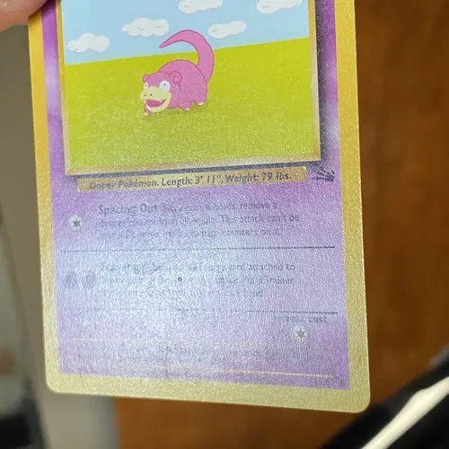 Lp Slowpoke Fossil Cartas Pokemon Tcg Vintage Slowpoke Inglés