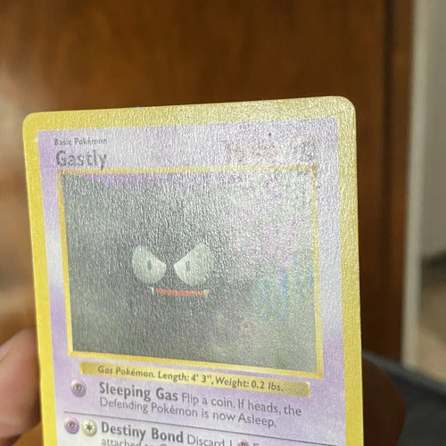 Hp Gastly Shadowless Base Set Cartas Pokemon Tcg Vintage Gastly Inglés