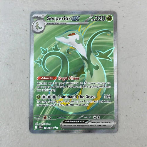 Mint Serperior Ex Full Art Black Bolt Cartas Pokemon Tcg Serperior Ex Inglés