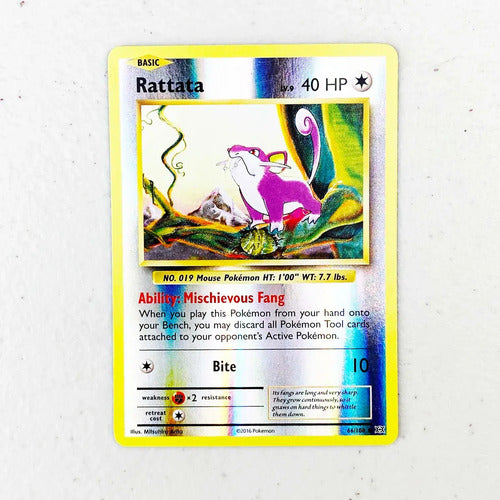 Lightly Played Rattata Reverse Evolutions Cartas Pokemon Tcg Rattata Inglés