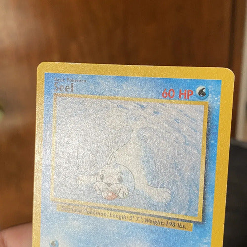 Damaged Seel Base Set Cartas Pokemon Tcg Vintage B Seel Inglés
