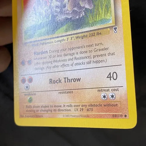 Nm Graveler Legendary Collection Cartas Tcg Pokemon Vintage Graveler Inglés