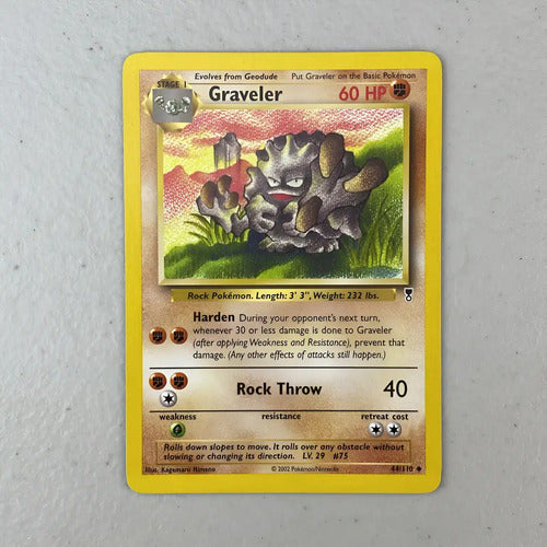 Nm Graveler Legendary Collection Cartas Tcg Pokemon Vintage Graveler Inglés