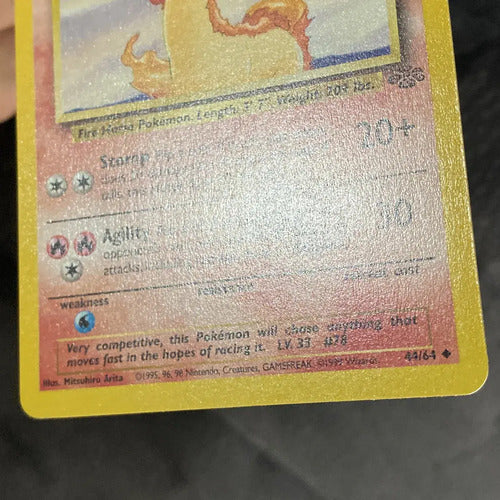 Near Mint Rapdiash Jungle Cartas Tcg Pokemon Vintage A Rapidash Inglés