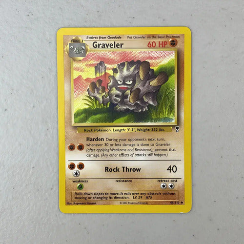 Lp Graveler Legendary Collection Cartas Tcg Pokemon Vintage Graveler Inglés