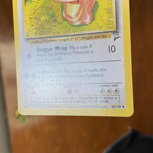 Near Mint Lickitung Base Set 2 Cartas Pokemon Tcg Vintage Lickitung Inglés