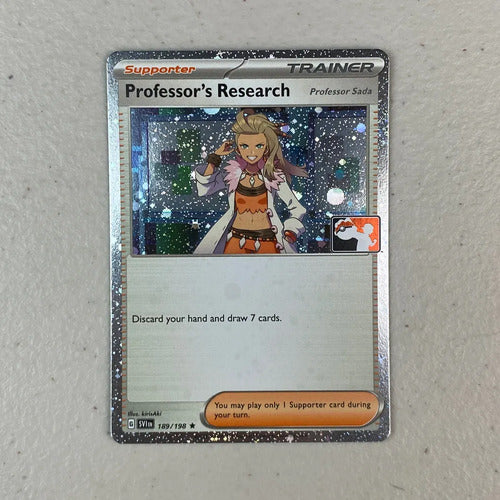 Mint Professor Research Prize Pack Series Cartas Pokemon Tcg Professor Research Inglés