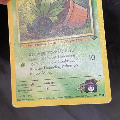Damaged Giovannis Nidoran Gym Challenge Cartas Tcg Pokemon Giovannis Nidoran Inglés