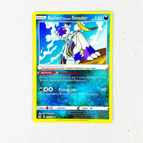 Radiant Hisuian Sneasler Cartas Pokemon Tcg Radiant Hisuian Sneasler Inglés