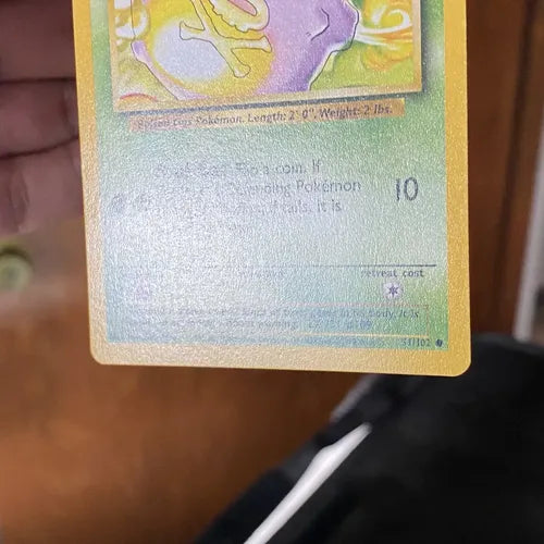 Near Mint Koffing Base Set Cartas Pokemon Tcg Vintage Koffing Inglés