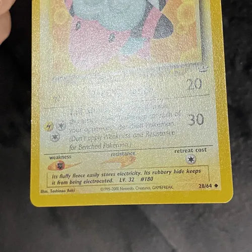 Nm Flaffy Neo Revelation Cartas Tcg Pokemon Vintage Flaffy Inglés