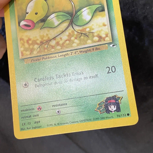 Nm Erikas Bellsporut Gym Challenge Cartas Tcg Pokemon Erikas Bellsprout Inglés