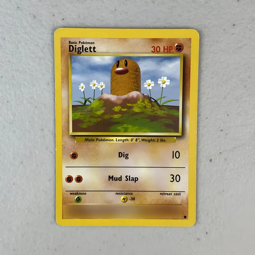 Lp Diglett Base Set Cartas Pokemon Tcg Vintage A Digglet Inglés