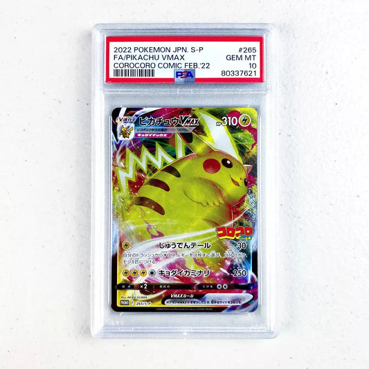 PSA 10 Pikachu VMAX Japones Promo Revista Coro Coro