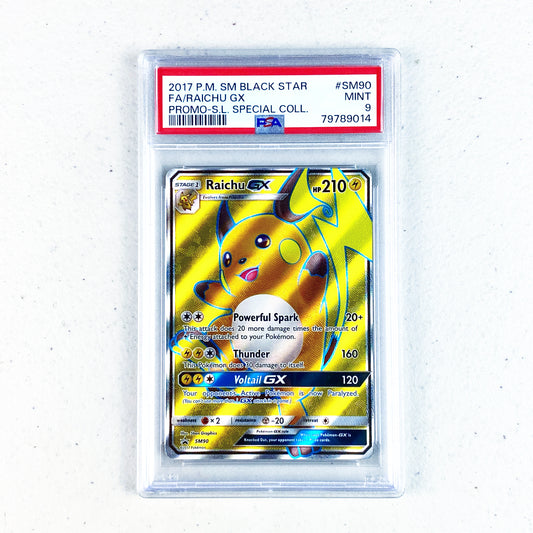 PSA 9 Raichu GX Promo Shining Legends