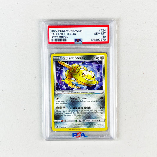 PSA 10 Radiant Steelix Lost Origin