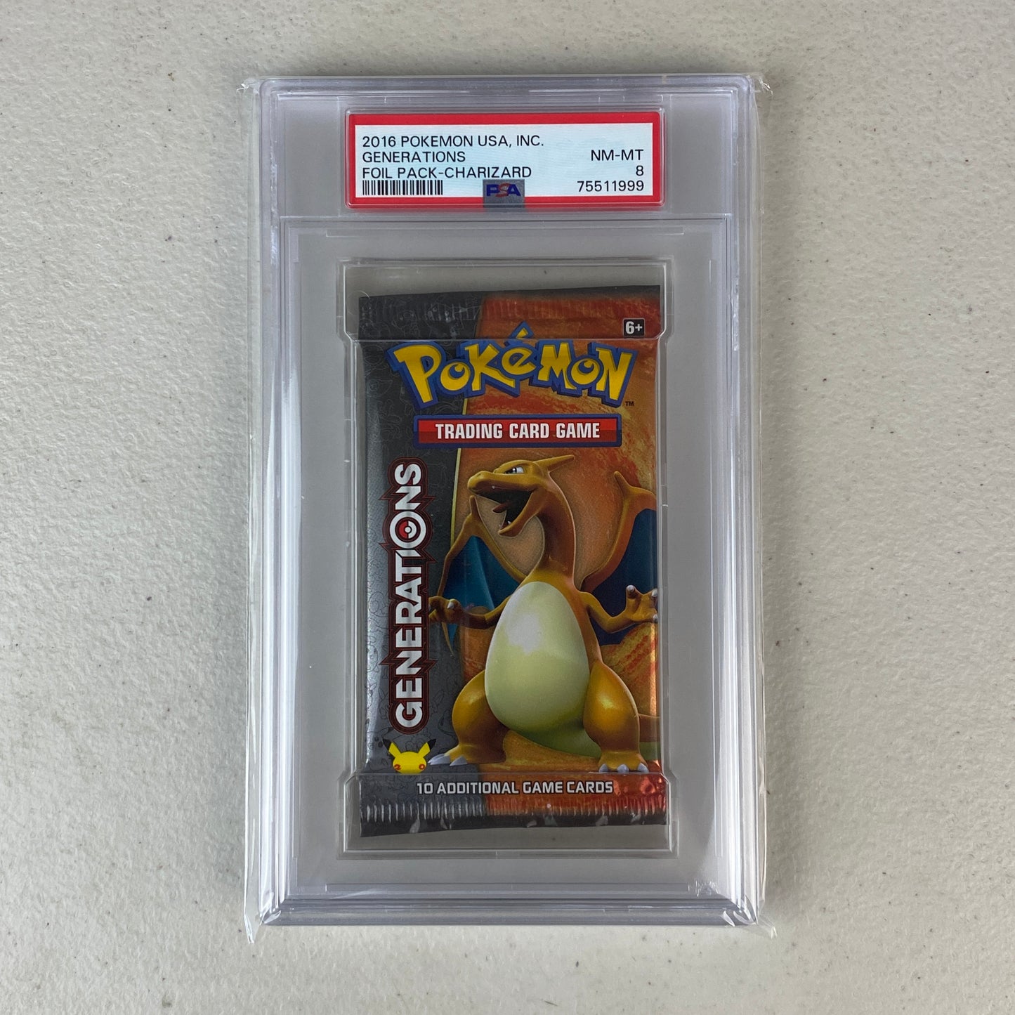 PSA 8 Generations Booster Pack - Charizard