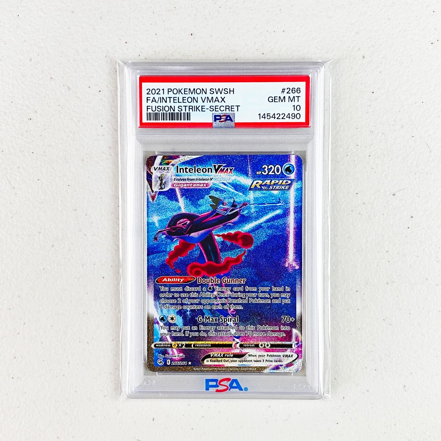 PSA 10 Inteleon VMAX Alternate Art Chilling Reign