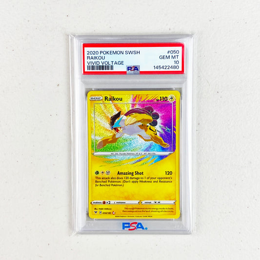 PSA 10 Raikou Amazing Rare Vivid Voltage