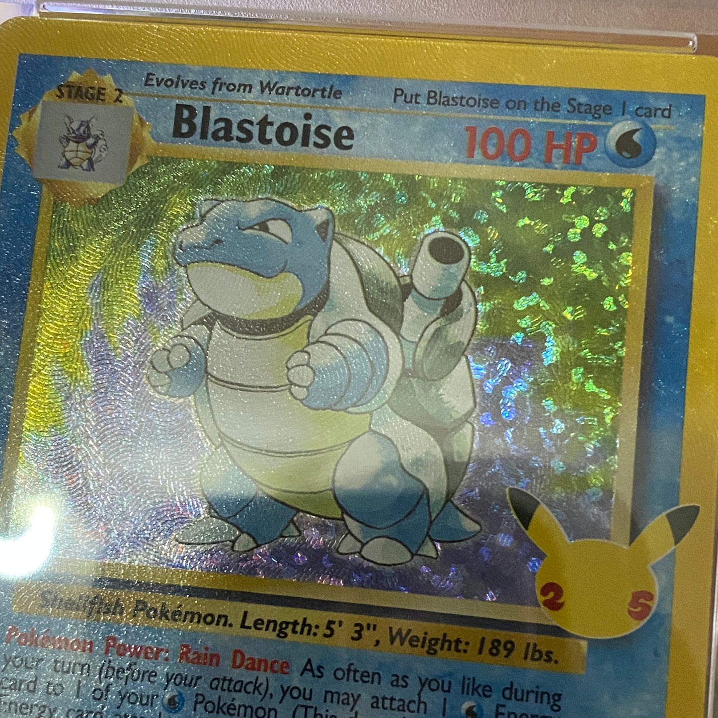 PSA 10 Blastoise Celebrations Classic Collection (arte base set)